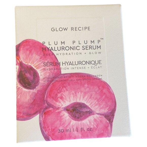 Glow Recipe Other - Glow Recipe Plum Plump Hyaluronic Serum 1 oz 30ml Full Size ~ New in Box